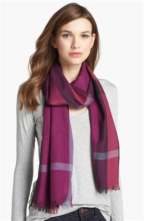 burberry scarf cashmere and silk